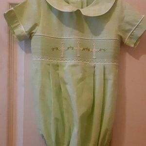 Easter embroidered boys shorttail